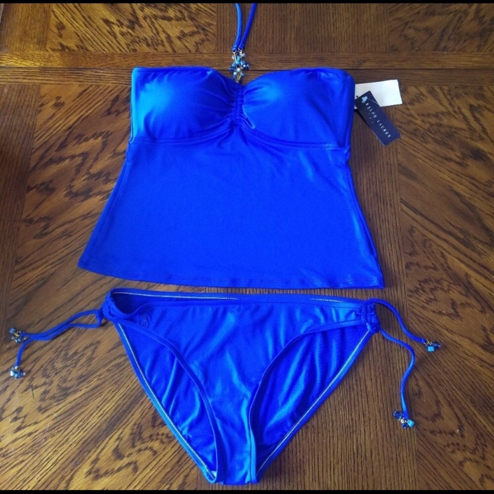 Ralph Lauren Tankini & Matching Bikini Bottom